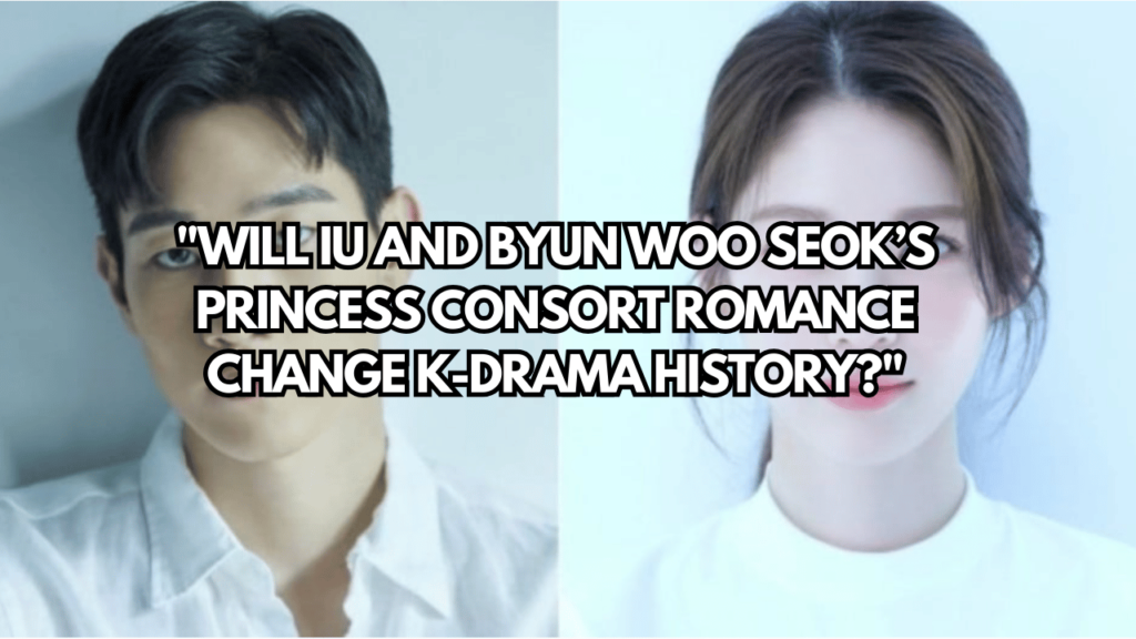 A picture of Byeon Woo-seok and IU