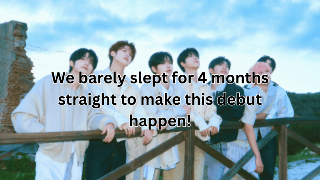 This contains an image of rookie boy group Close Your Eyes