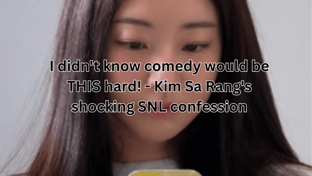This contains an image of Kim Sa Rang