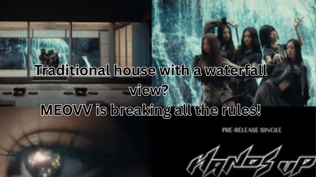 This contains an image of MEOVV debuts with teaser for 'Hands Up .