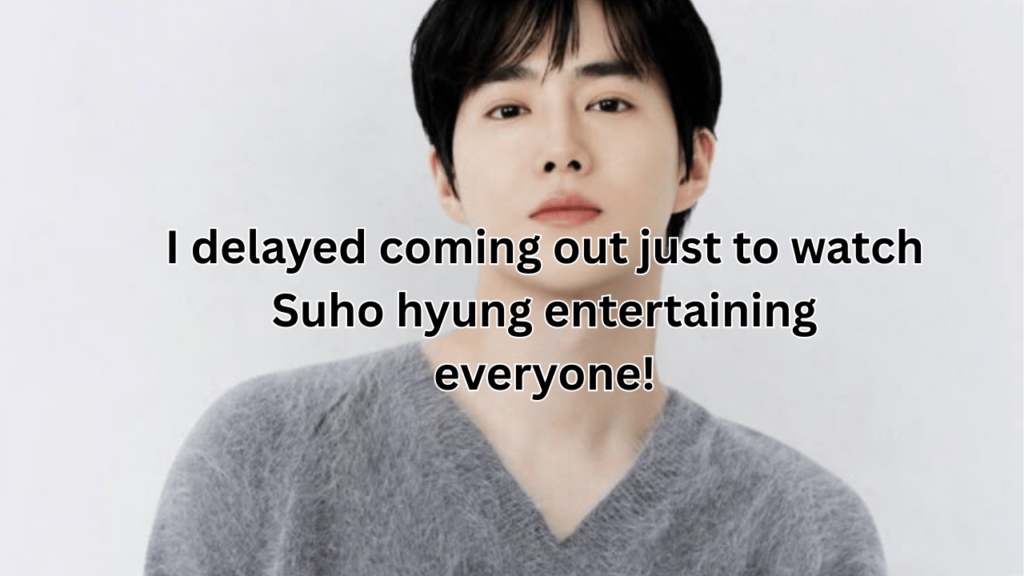 This contains an image of Suho