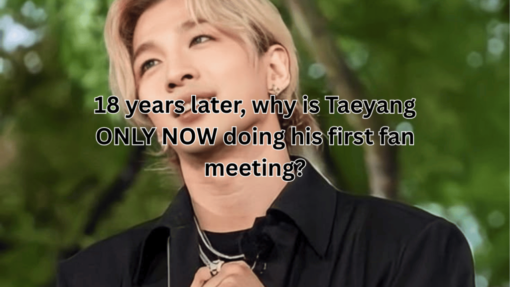 This contain an image of BIGBANG's Taeyang