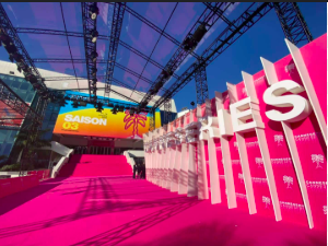 This contains an image of Cannes Series Festival