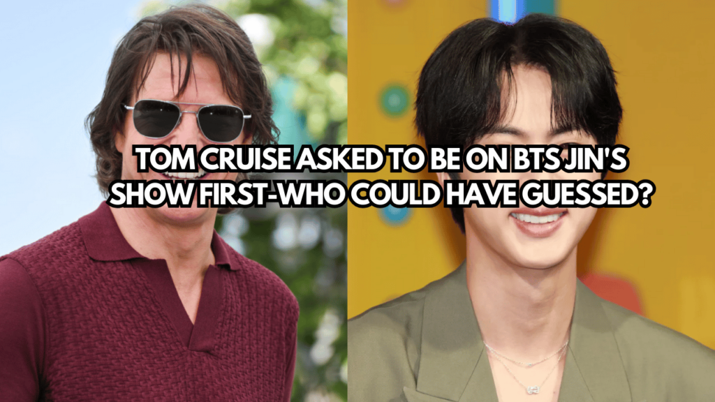 A picture of Jin (singer) and A picture of Tom Cruise