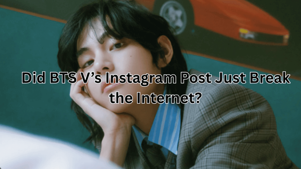 This contains an image of BTS V