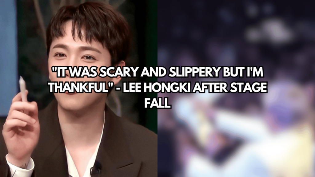A picture of Lee Hong Ki and a blurred picture