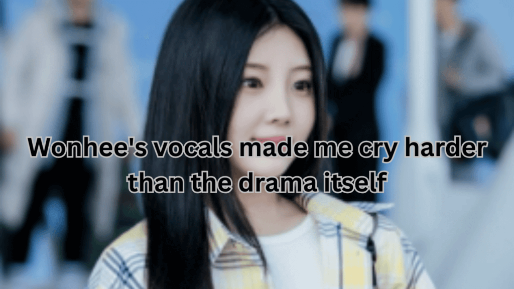 This contains an image of ILLIT Wonhee