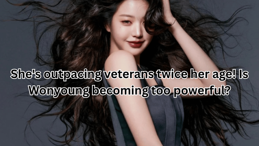This contains an image of IVE Wonyoung