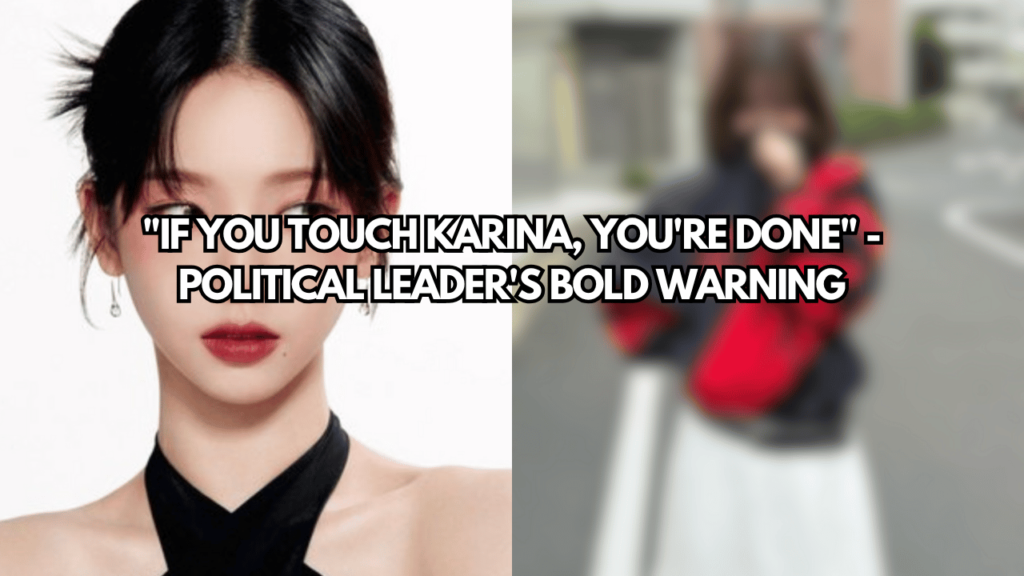 A picture of Karina and a blurred picture