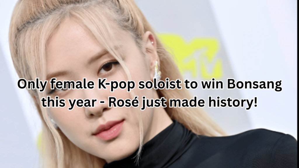 This contains an image of BLACKPINK Rosé