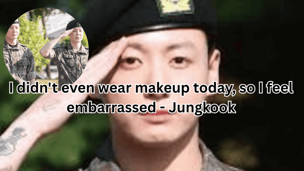 This contains an image of Jungkook