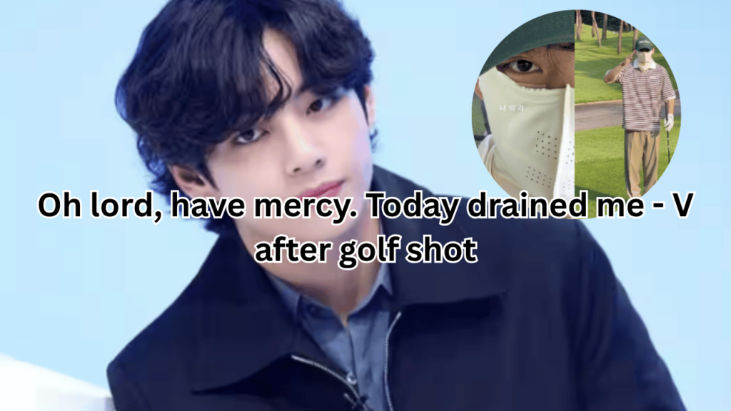 This contains an image of BTS V