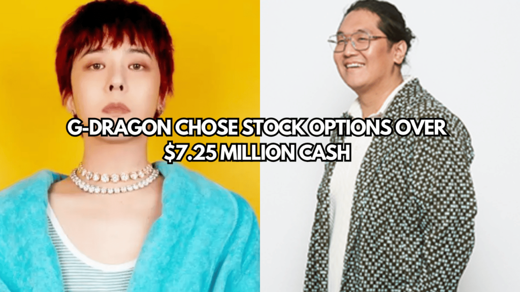 A picture of BIGBANG (G-Dragon) and A picture of CEO Choi Yong Ho