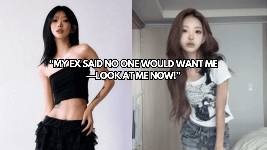 A picture of Choi Jun Hee and also a picture of her