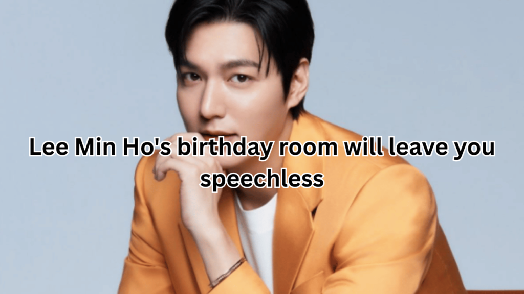 This contains an image of Actor Lee Min Ho