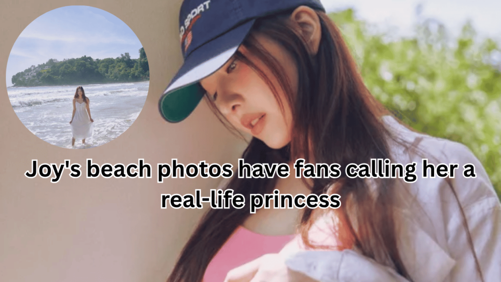 This contains an image of Red Velvet Joy