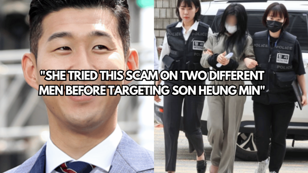 A picture of Son Heung-min and The Son Heung Min extortion case