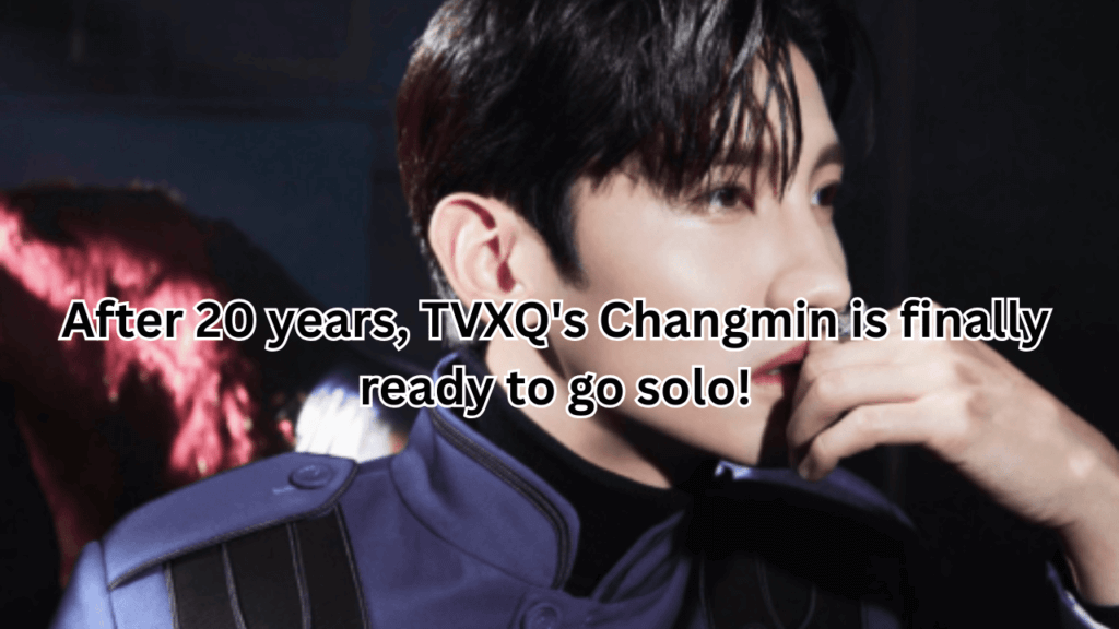 This contains an image of TVXQ Changmin