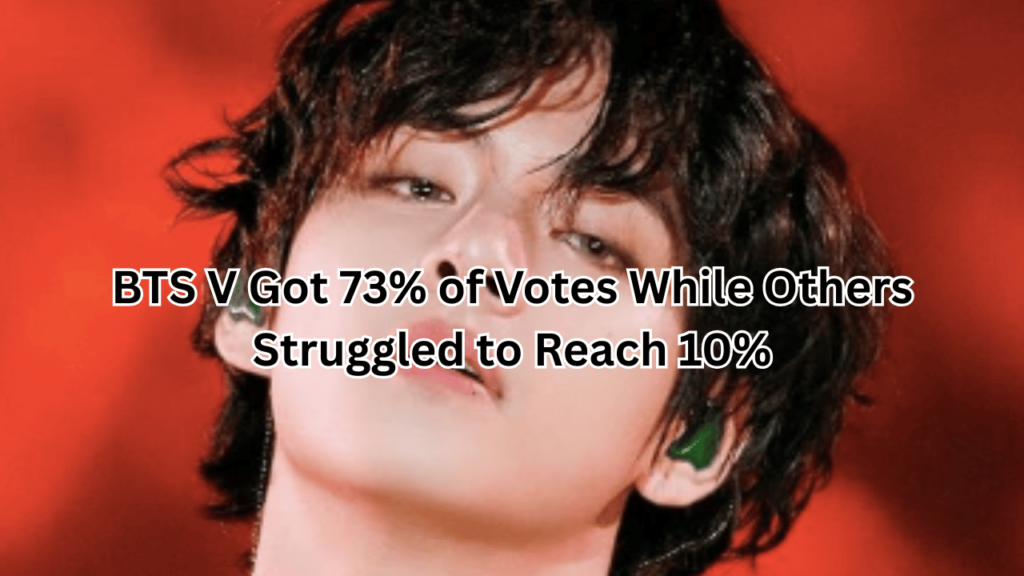 This contains an image of V (BTS)