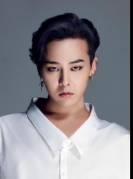 This contains an image of BIGBANG G-Dragon