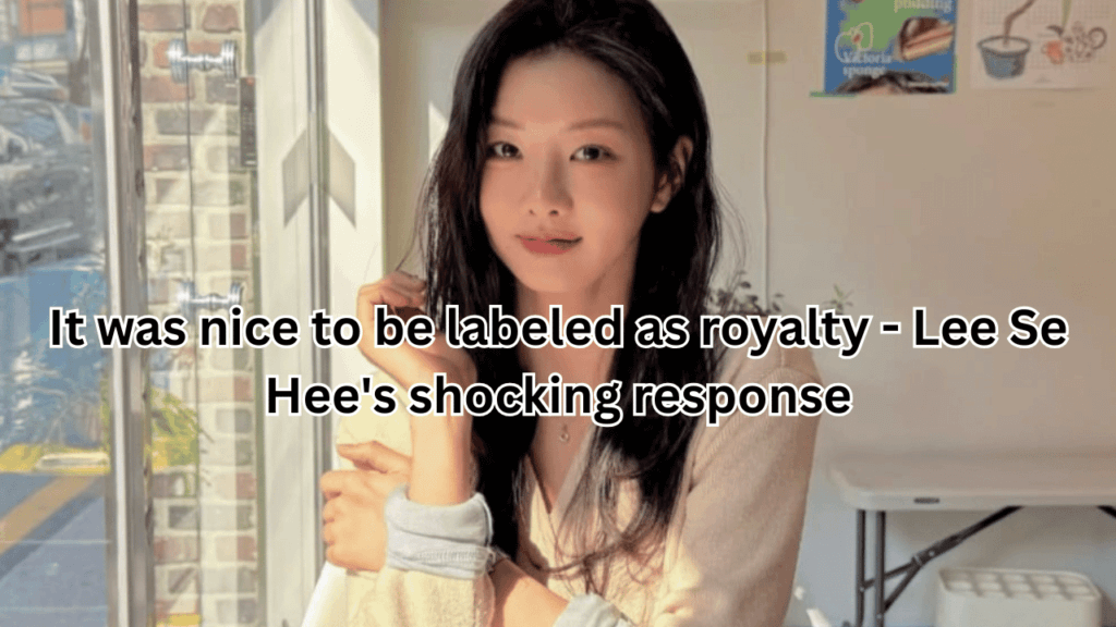 This contains an image of Lee Se Hee